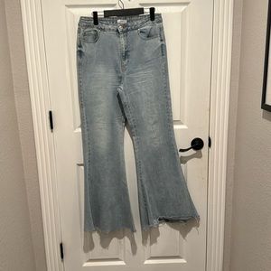 Forever 21 wide flare jeans size 30